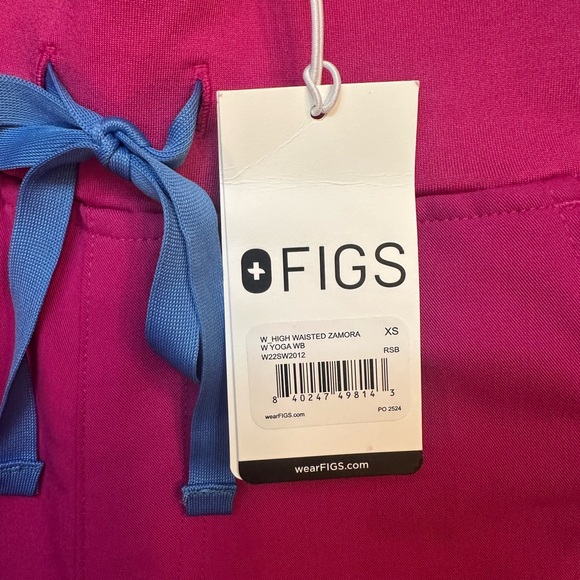 Figs NWT Raspberry Zamora jogger scrub pants - Picture 7 of 13